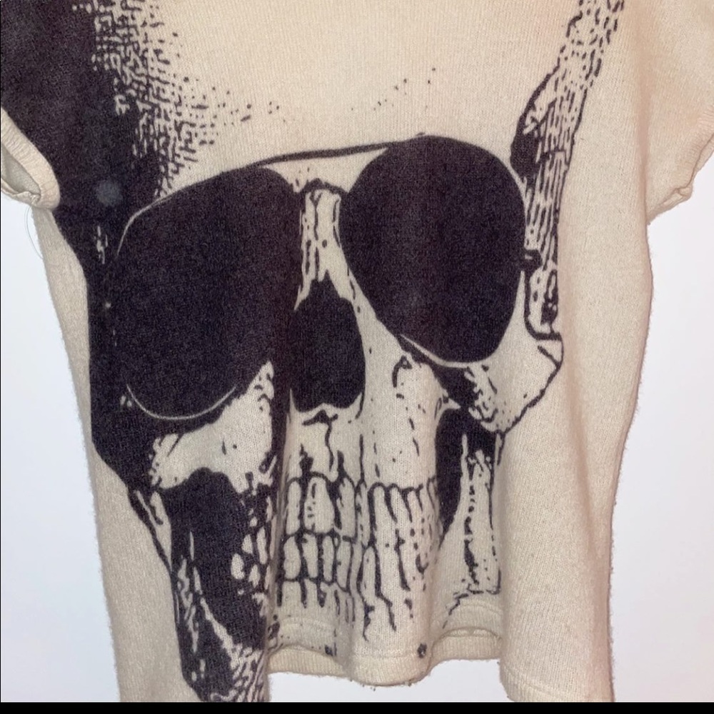 Skull Cashmere Top